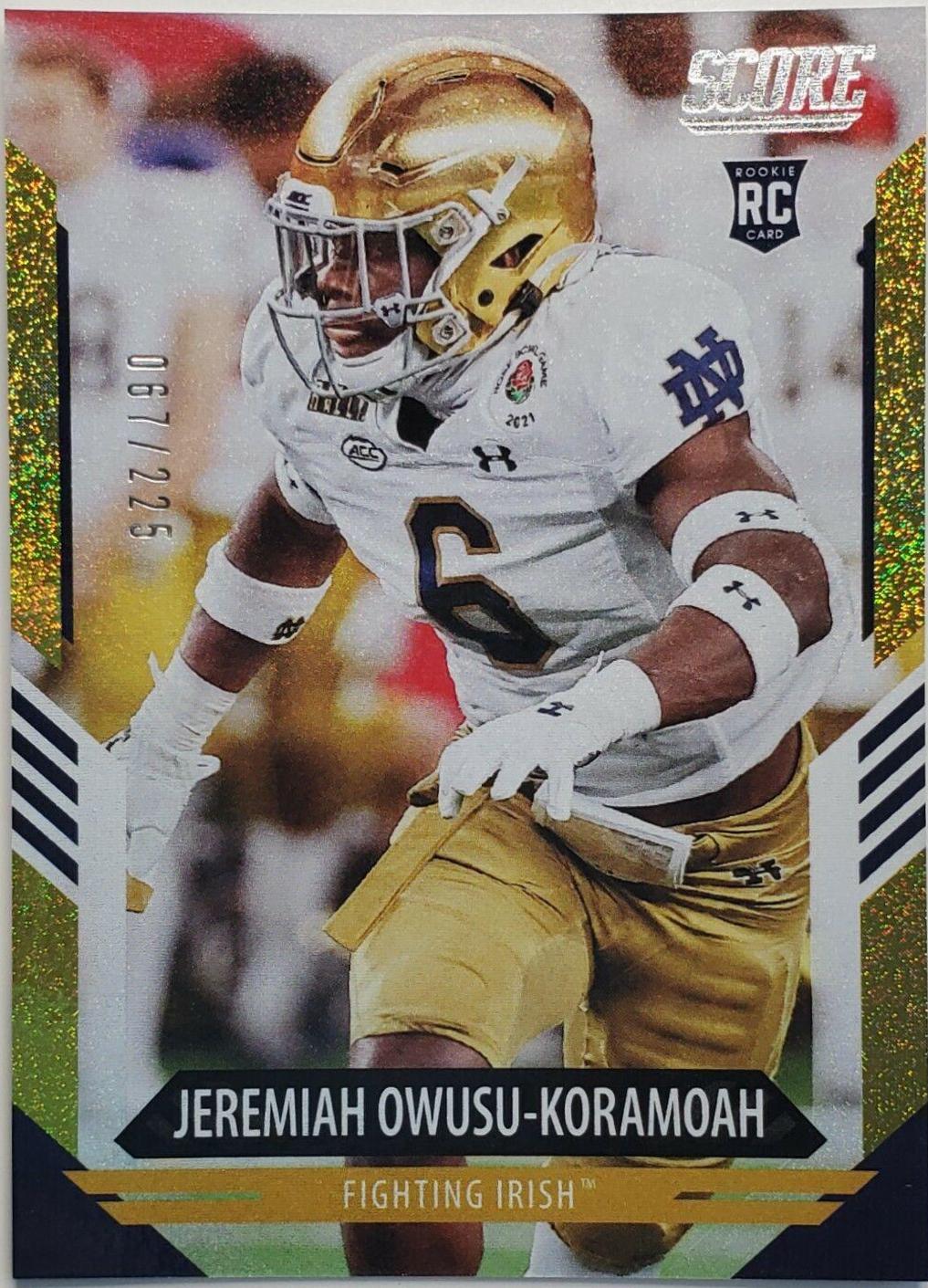 Jeremiah Owusu Koramoah [Dots Gold] #353