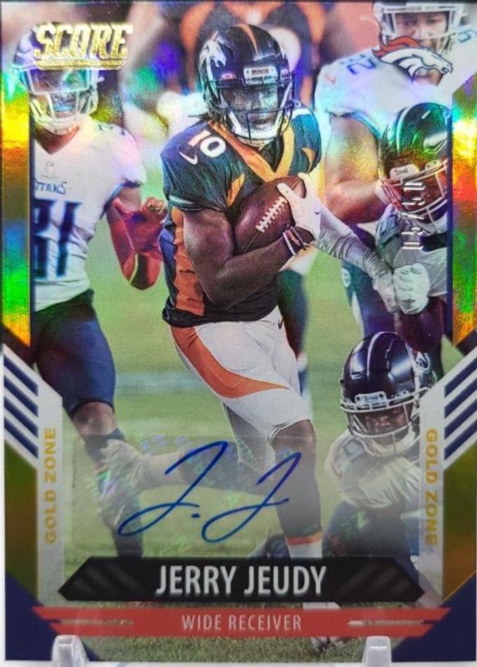 Jerry Jeudy [Signature Gold Zone] #217
