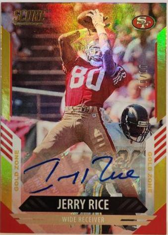 Jerry Rice [Signature Gold Zone] #276