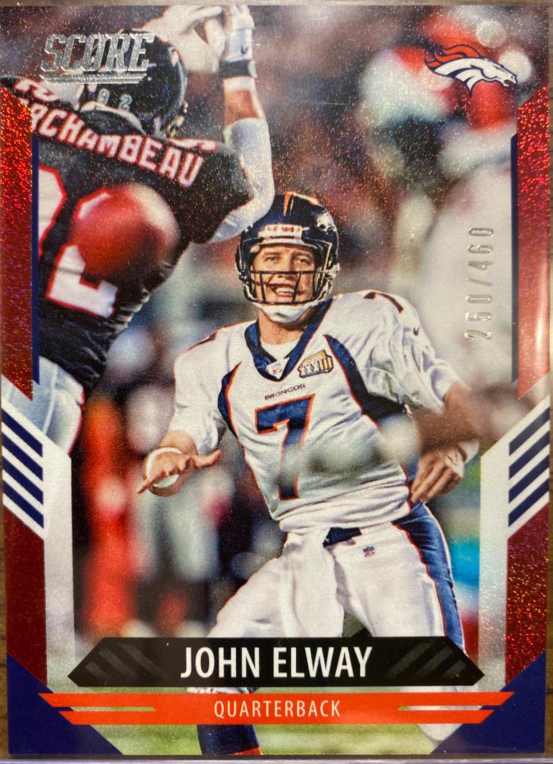 John Elway [Dots Red] #223