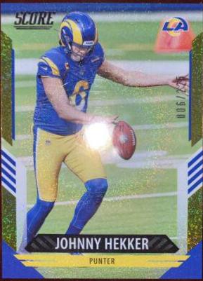 Johnny Hekker [Gold Zone] #258