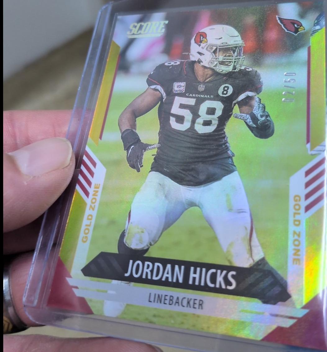 Jordan Hicks [Gold Zone] #250