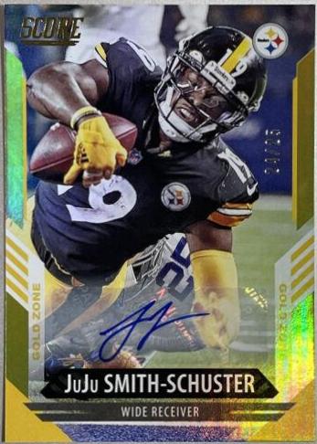JuJu Smith Schuster [Signature Gold Zone] #114