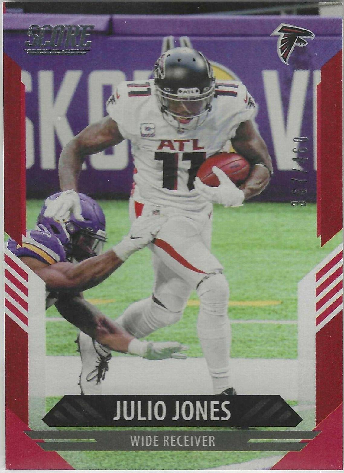 Julio Jones [Dots Red] #192