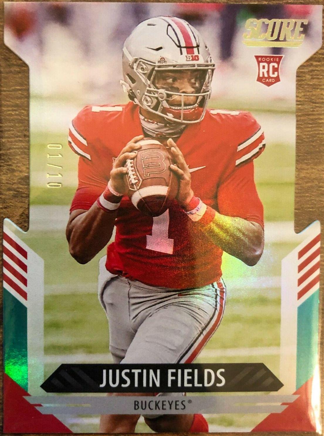 Justin Fields [Die Cut] #302