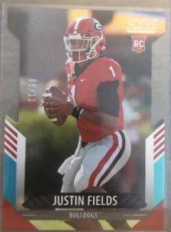 Justin Fields [Die Cut] #360