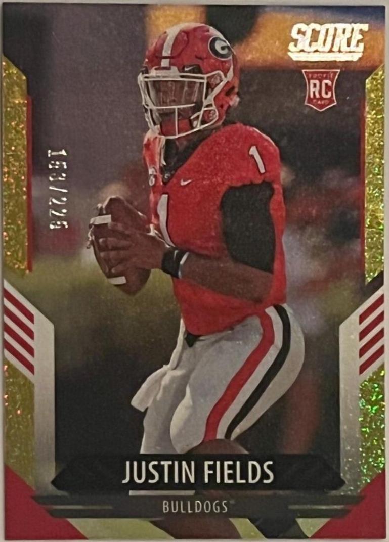 Justin Fields [Dots Gold] #302