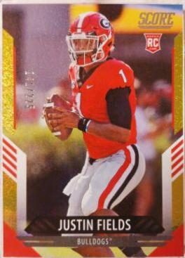 Justin Fields [Dots Gold] #360