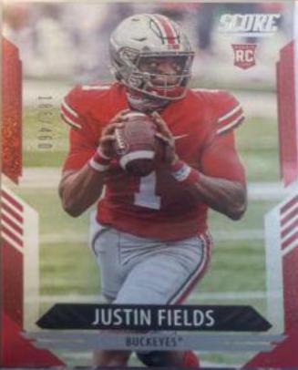 Justin Fields [Dots Red] #302