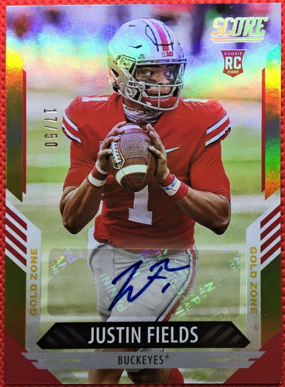 Justin Fields [Gold Zone] #302