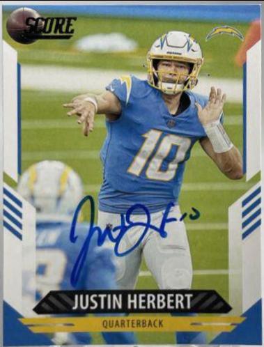Justin Herbert [Signature] #233