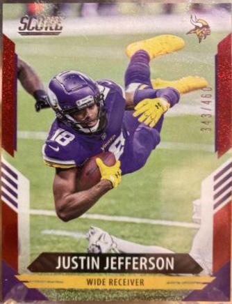 Justin Jefferson [Dots Red] #150
