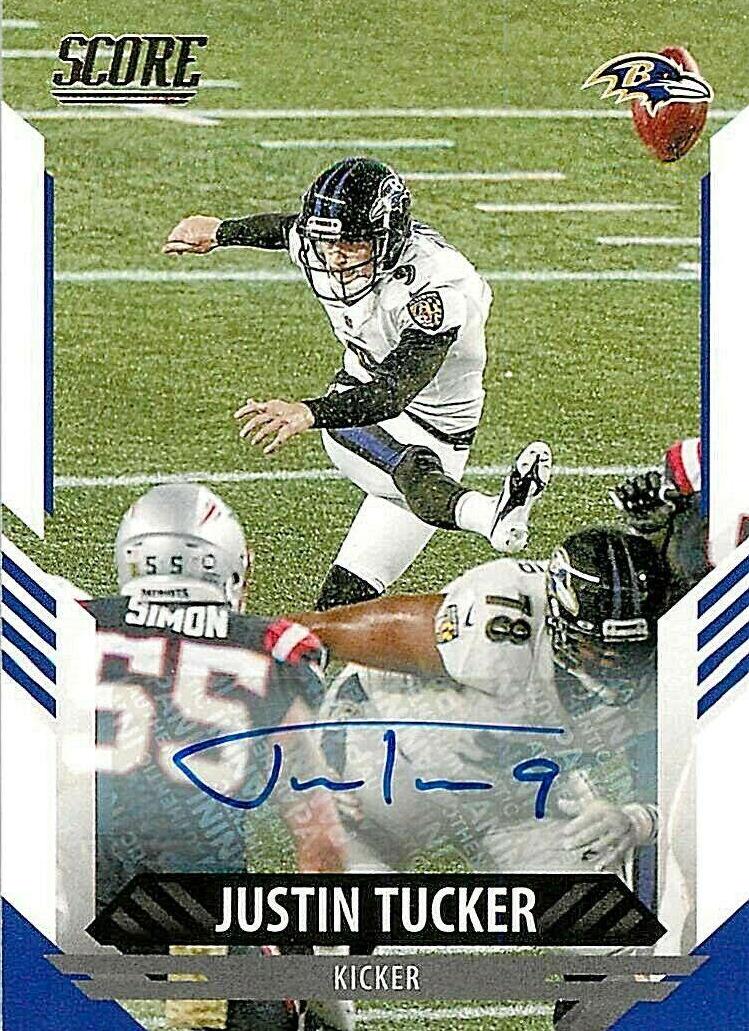 Justin Tucker [Signature] #95