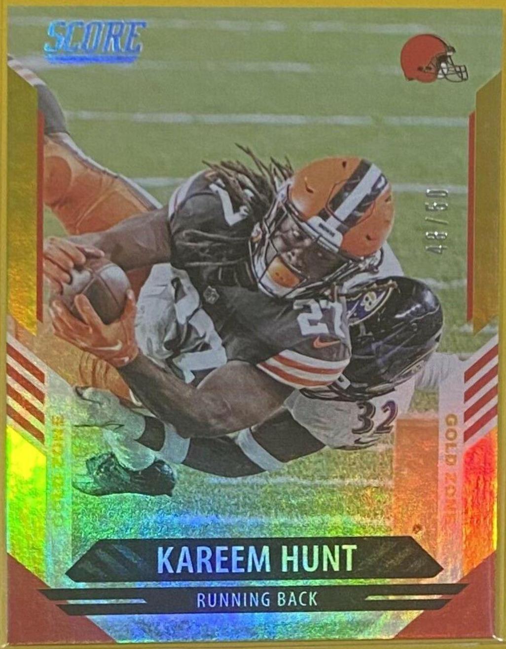 Kareem Hunt [Gold Zone] #109