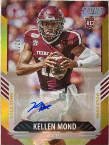 Kellen Mond [Signature Gold Zone] #308
