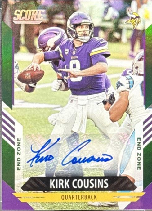 Kirk Cousins [Signature End Zone] #146