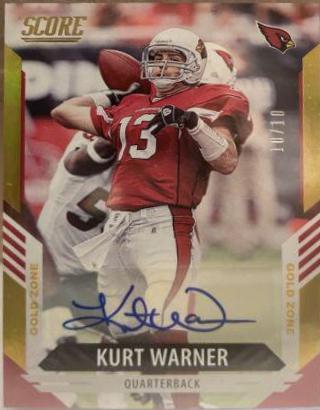 Kurt Warner [Signature Gold Zone] #249