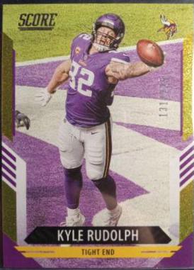 Kyle Rudolph [Dots Gold] #154