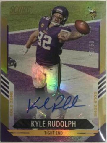 Kyle Rudolph [Signature Gold Zone] #154