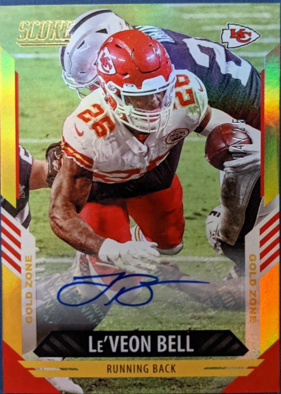 Le'Veon Bell [Signature Gold Zone] #4