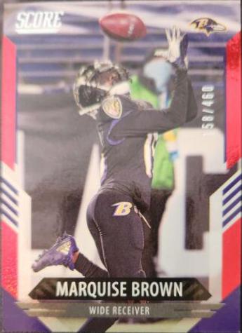 Marquise Brown [Dots Red] #89