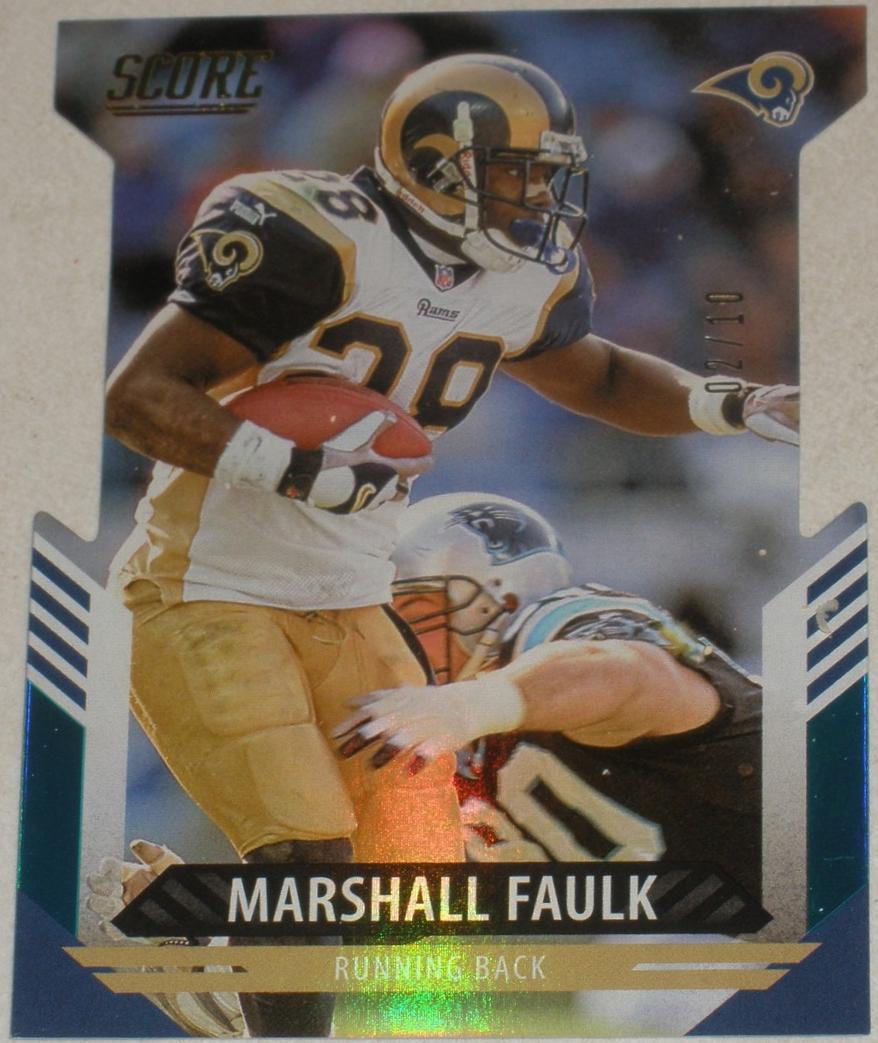 Marshall Faulk [Die Cut] #279