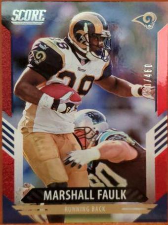 Marshall Faulk [Dots Red] #279