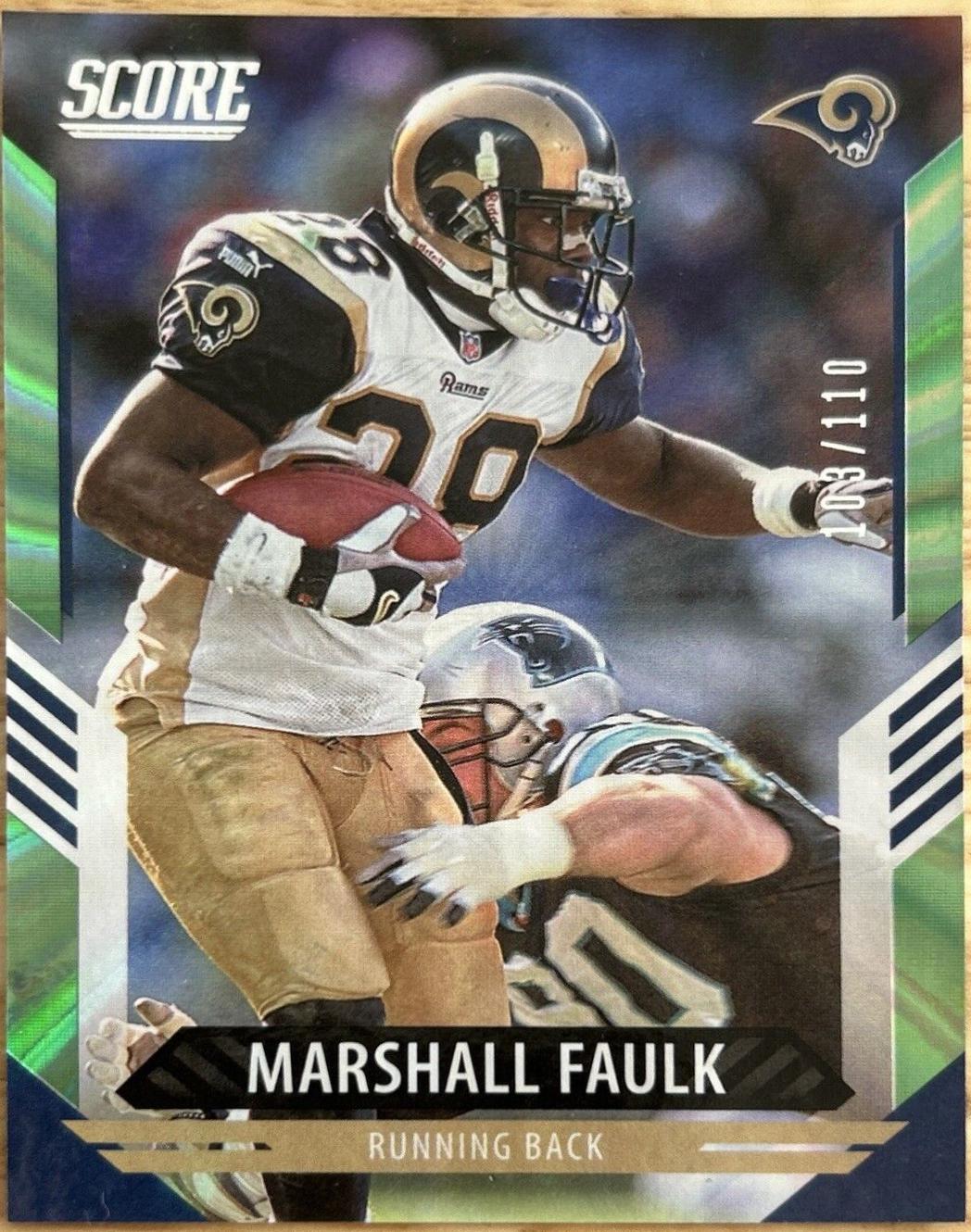 Marshall Faulk [Green] #279