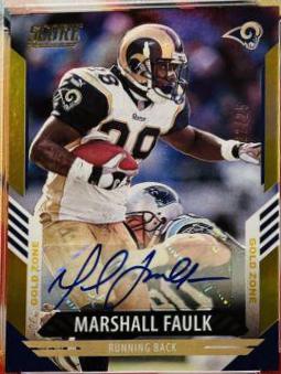 Marshall Faulk [Signature Gold Zone] #279