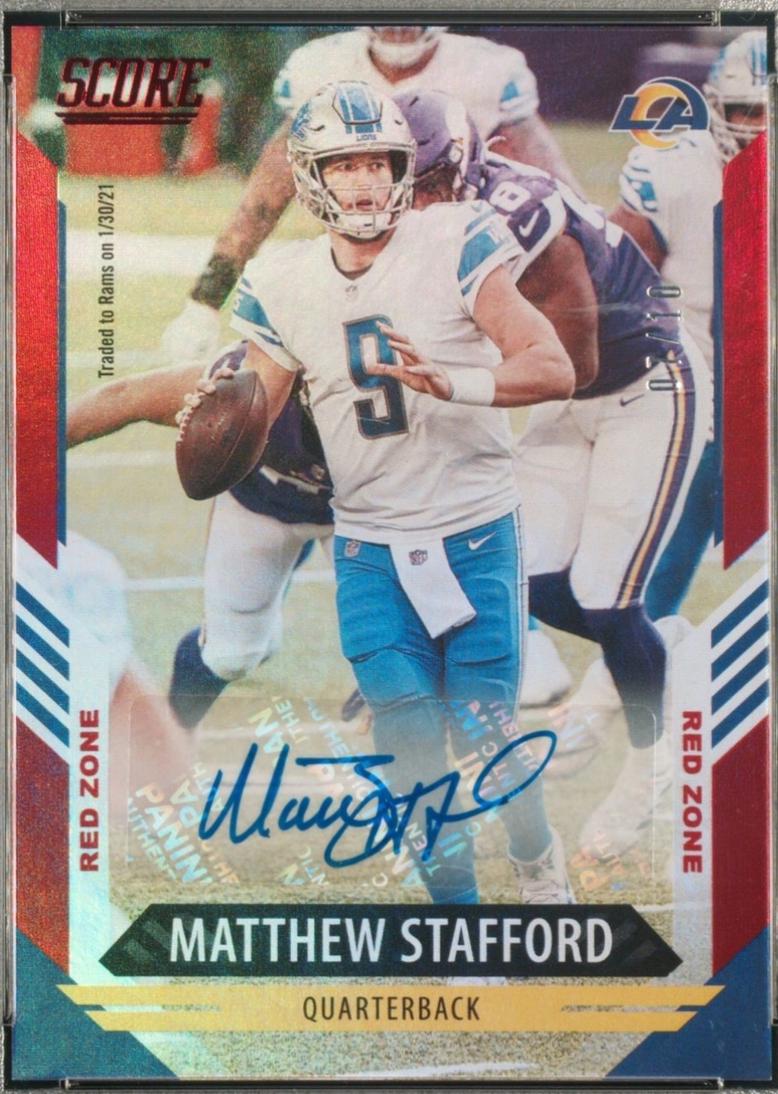 Matthew Stafford [Signature Red Zone] #130