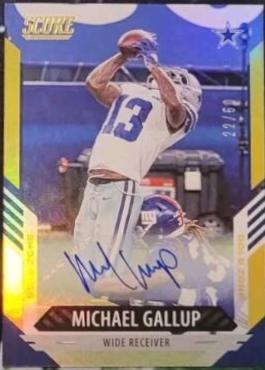 Michael Gallup [Signature Gold Zone] #293