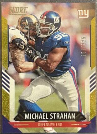 Michael Strahan [Dots Gold] #61