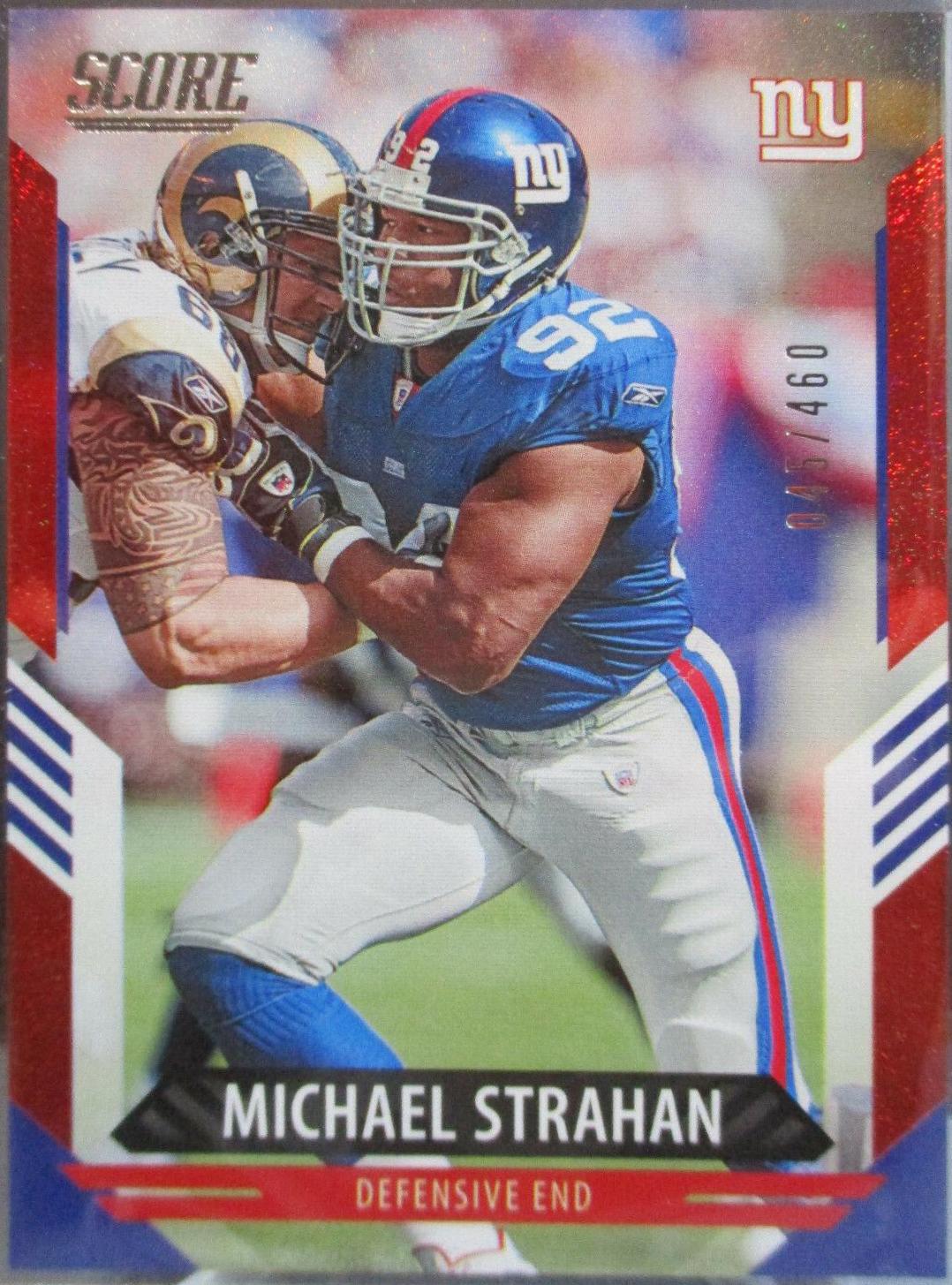 Michael Strahan [Dots Red] #61