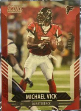 Michael Vick [Dots Red] #195