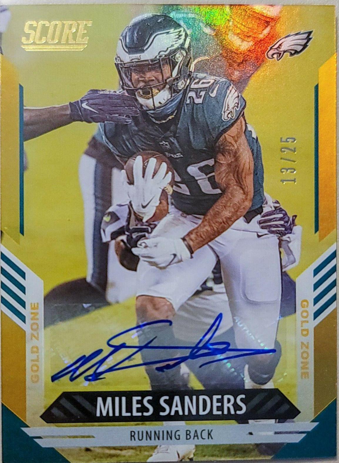 Miles Sanders [Signature Gold Zone] #71