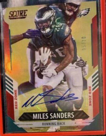 Miles Sanders [Signature Red Zone] #71