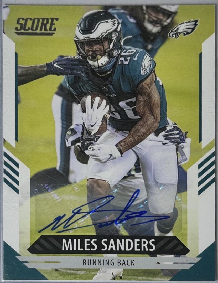 Miles Sanders [Signature] #71