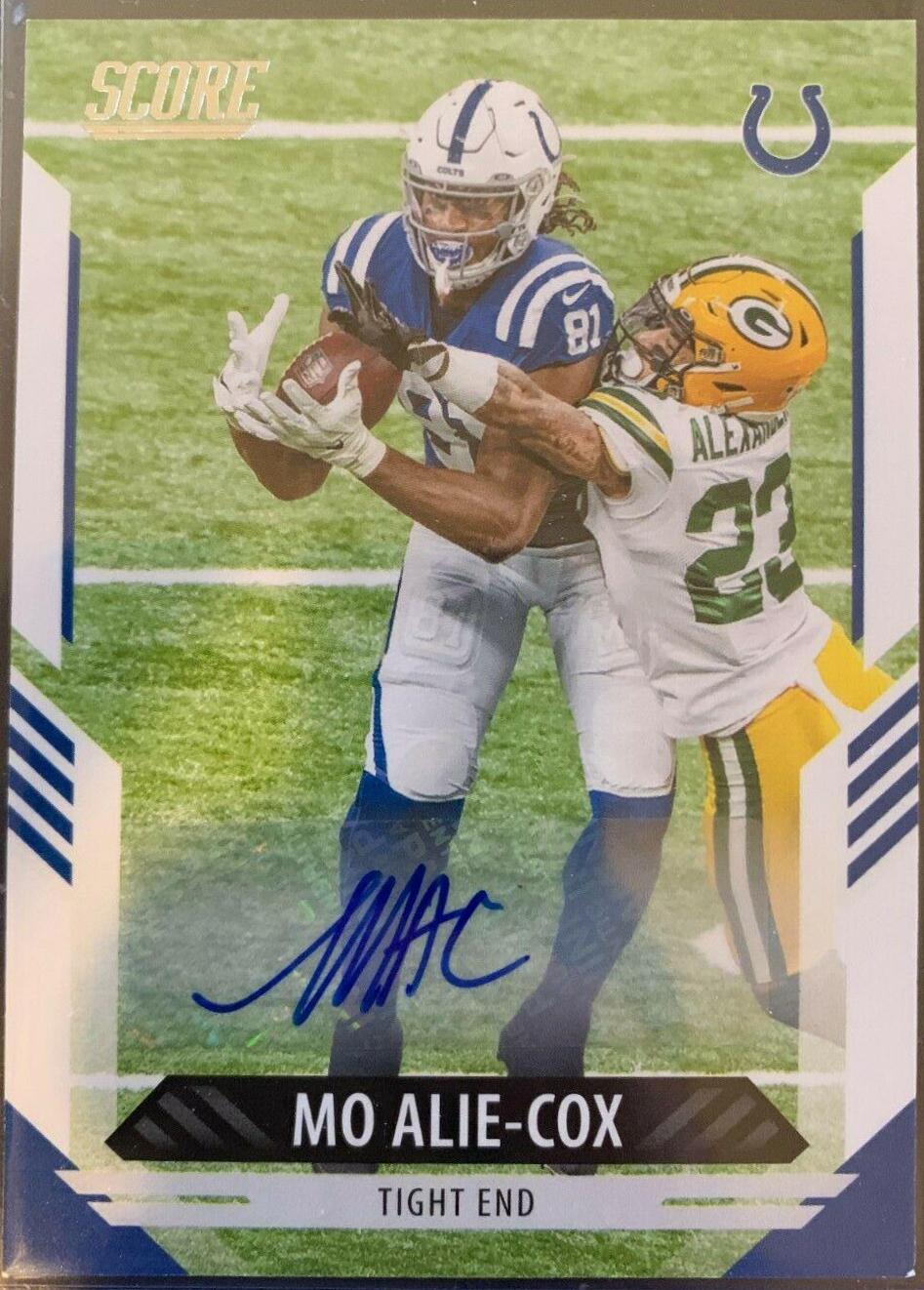 Mo Alie Cox [Signature] #167