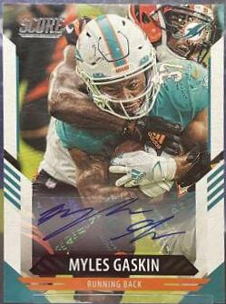 Myles Gaskin [Signature] #29