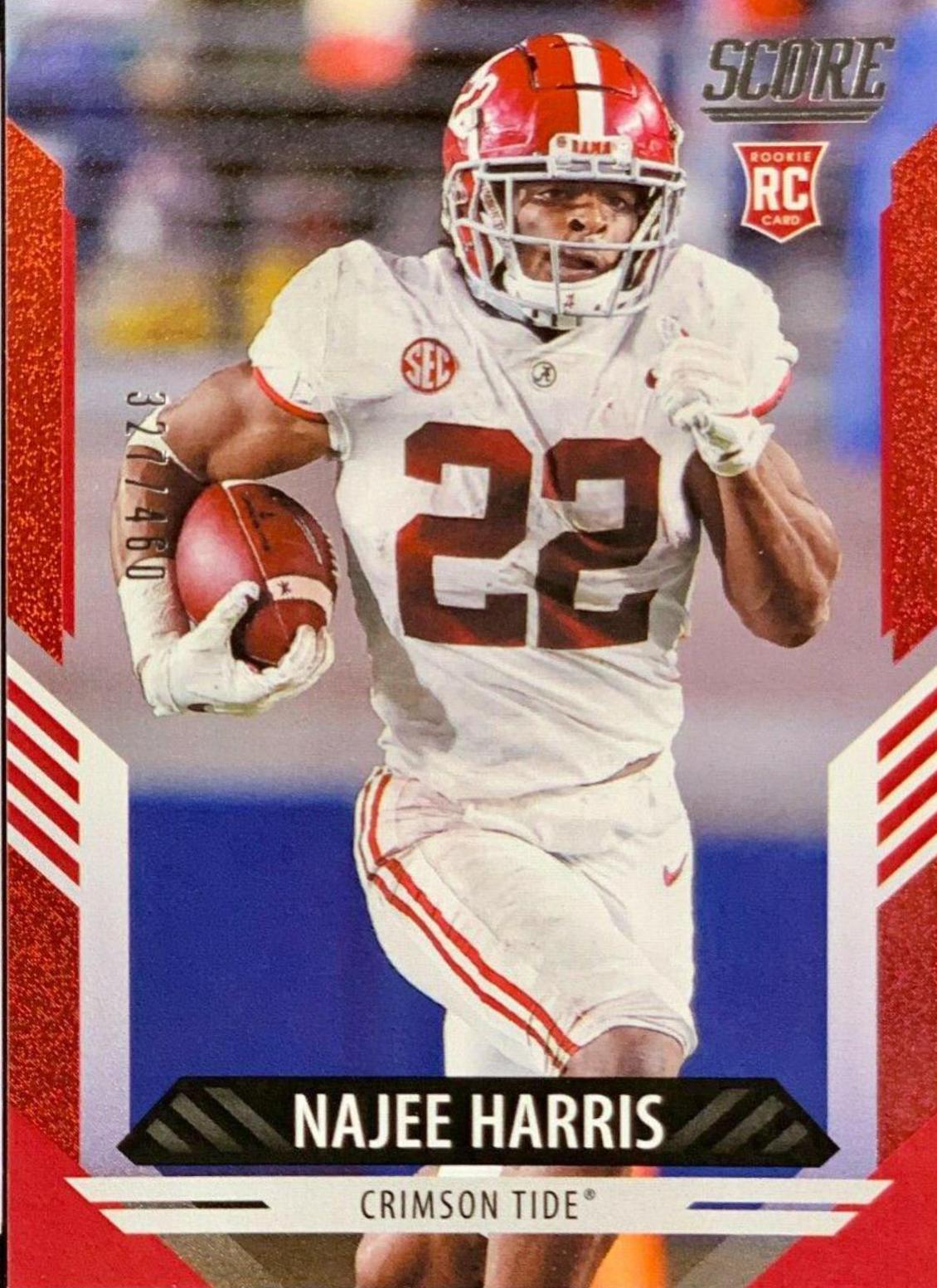 Najee Harris [Dots Red] #309