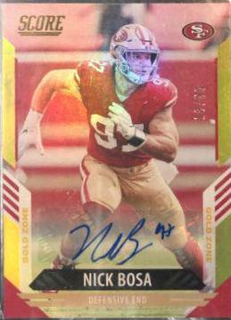 Nick Bosa [Signature Gold Zone] #263