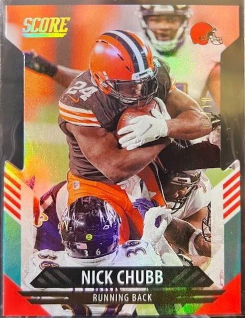 Nick Chubb [Die Cut] #105