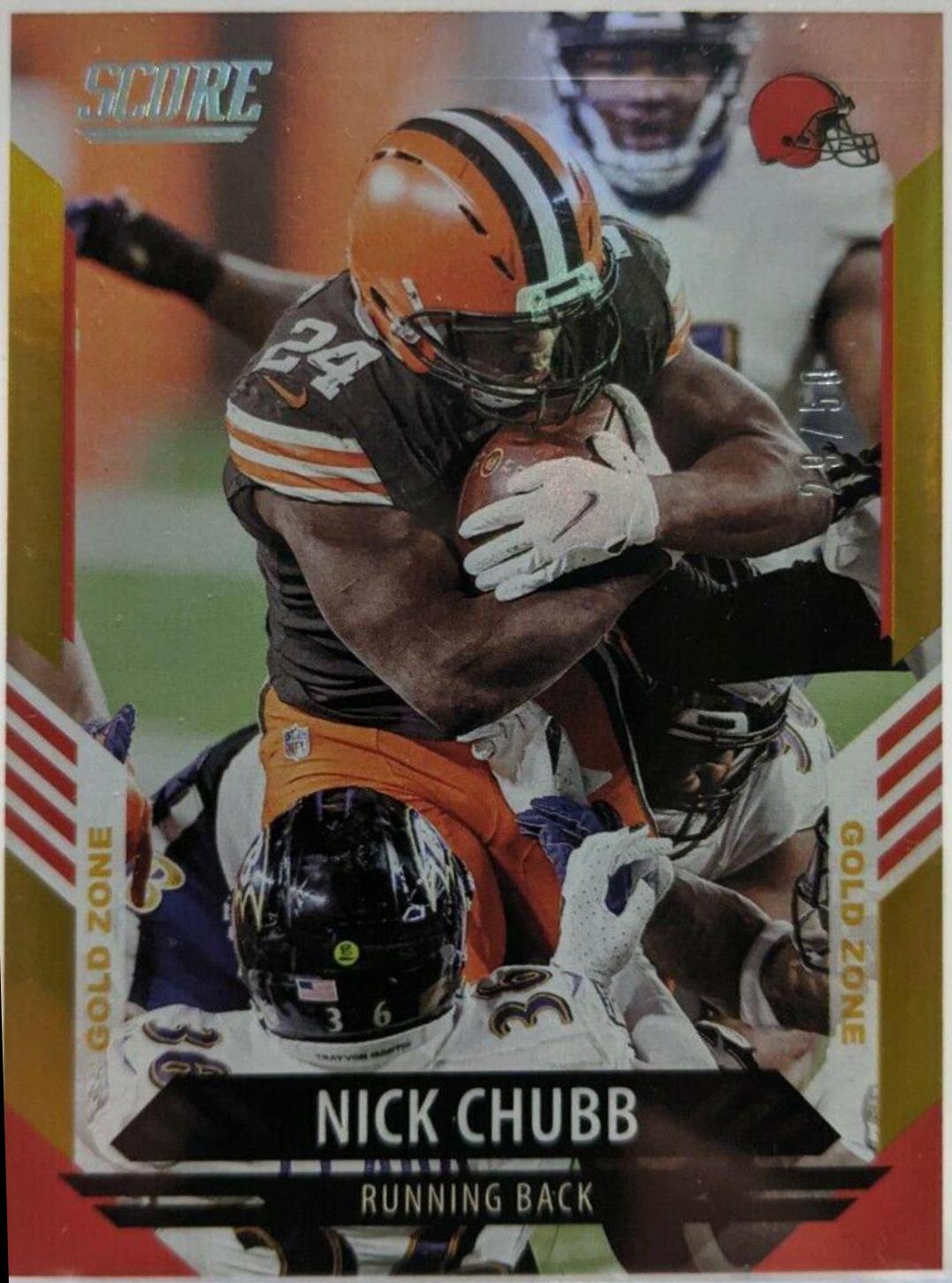 Nick Chubb [Gold Zone] #105