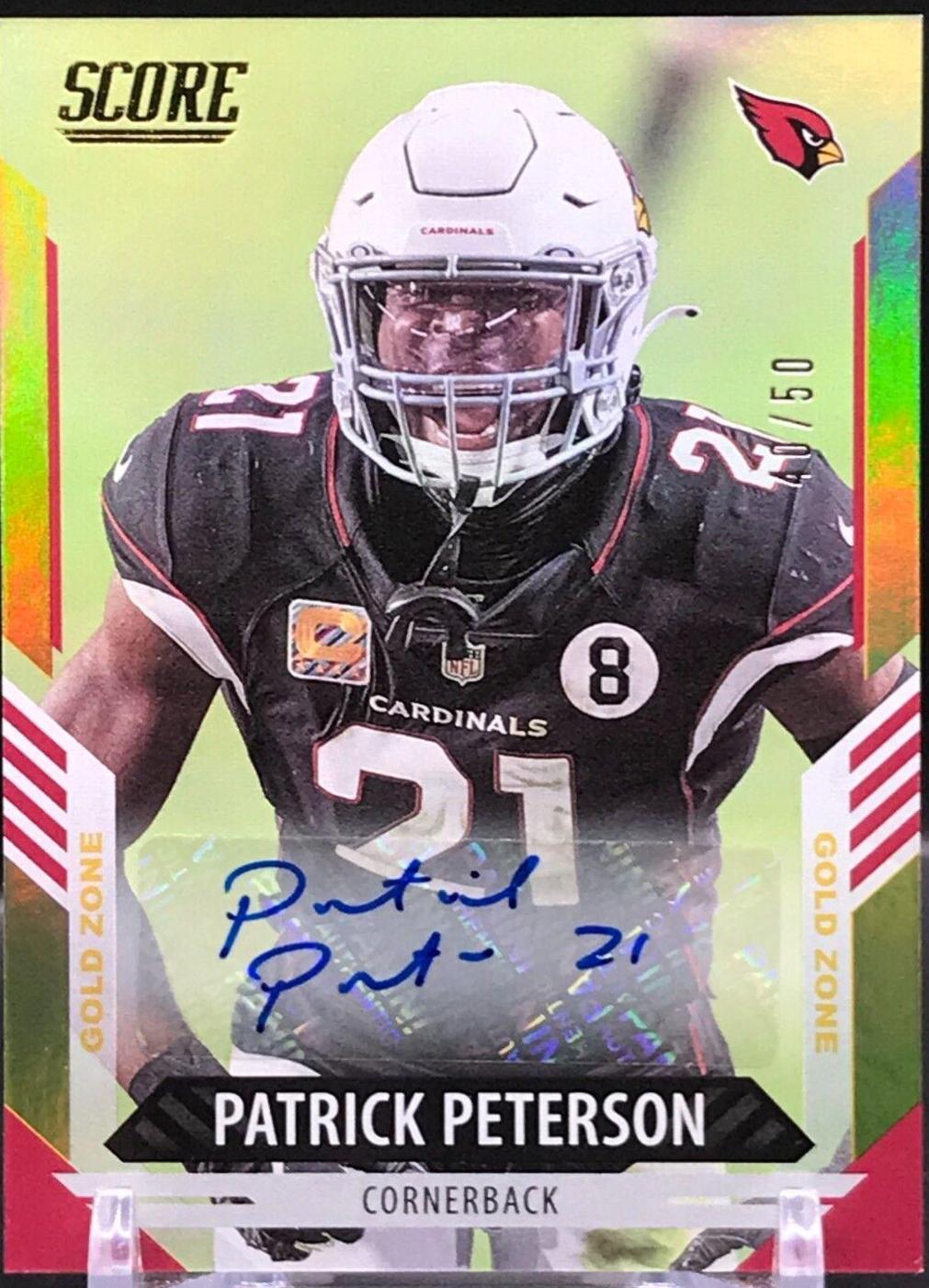 Patrick Peterson [Signature Gold Zone] #245