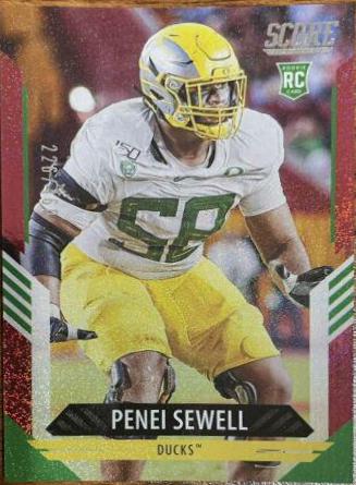 Penei Sewell [Dots Red] #339