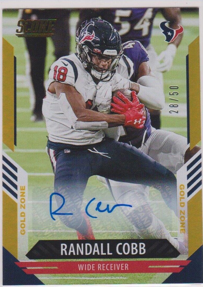 Randall Cobb [Signature Gold Zone] #162