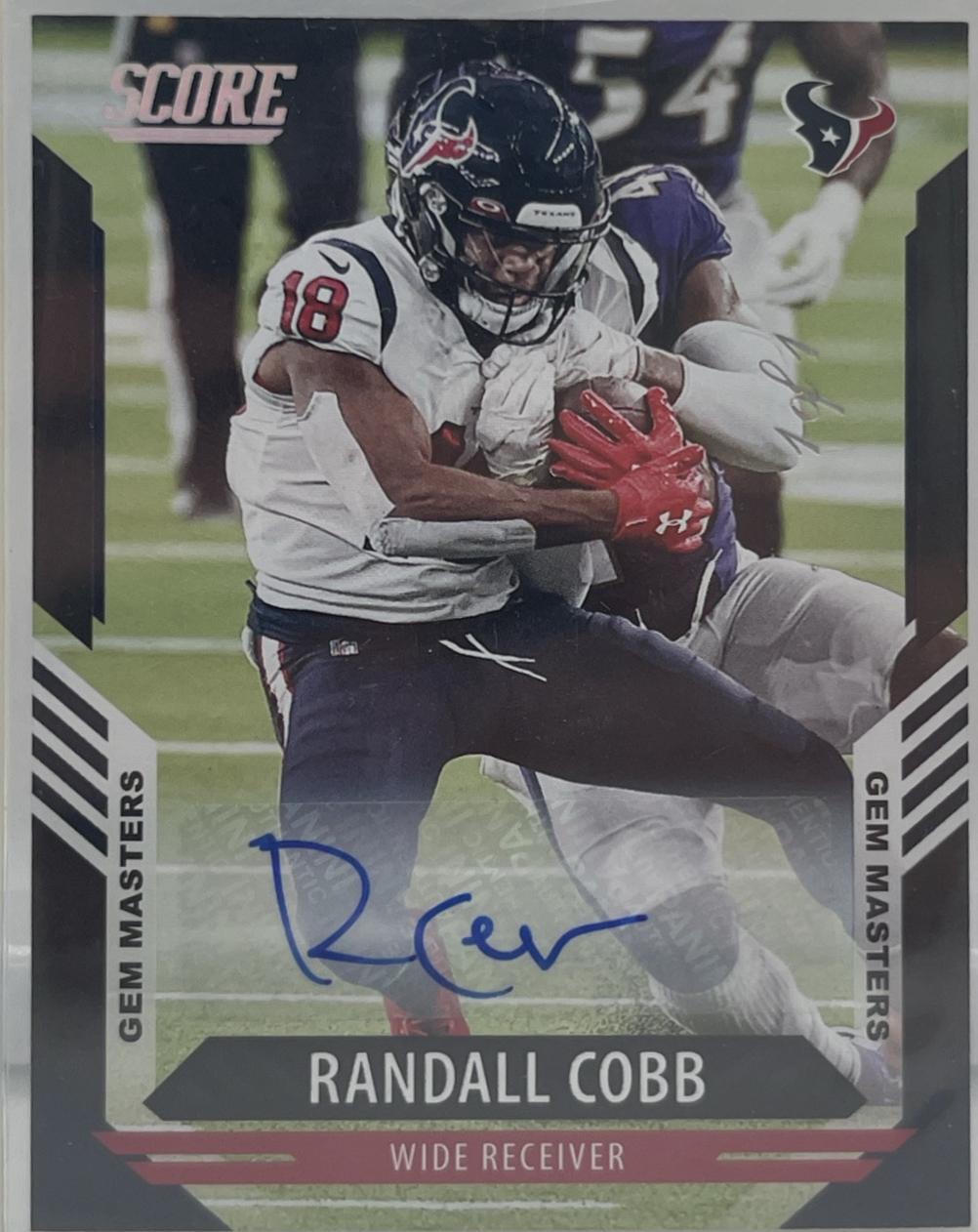 Randall Cobb [Signature] #162