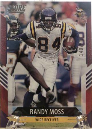 Randy Moss [Dots Red] #151
