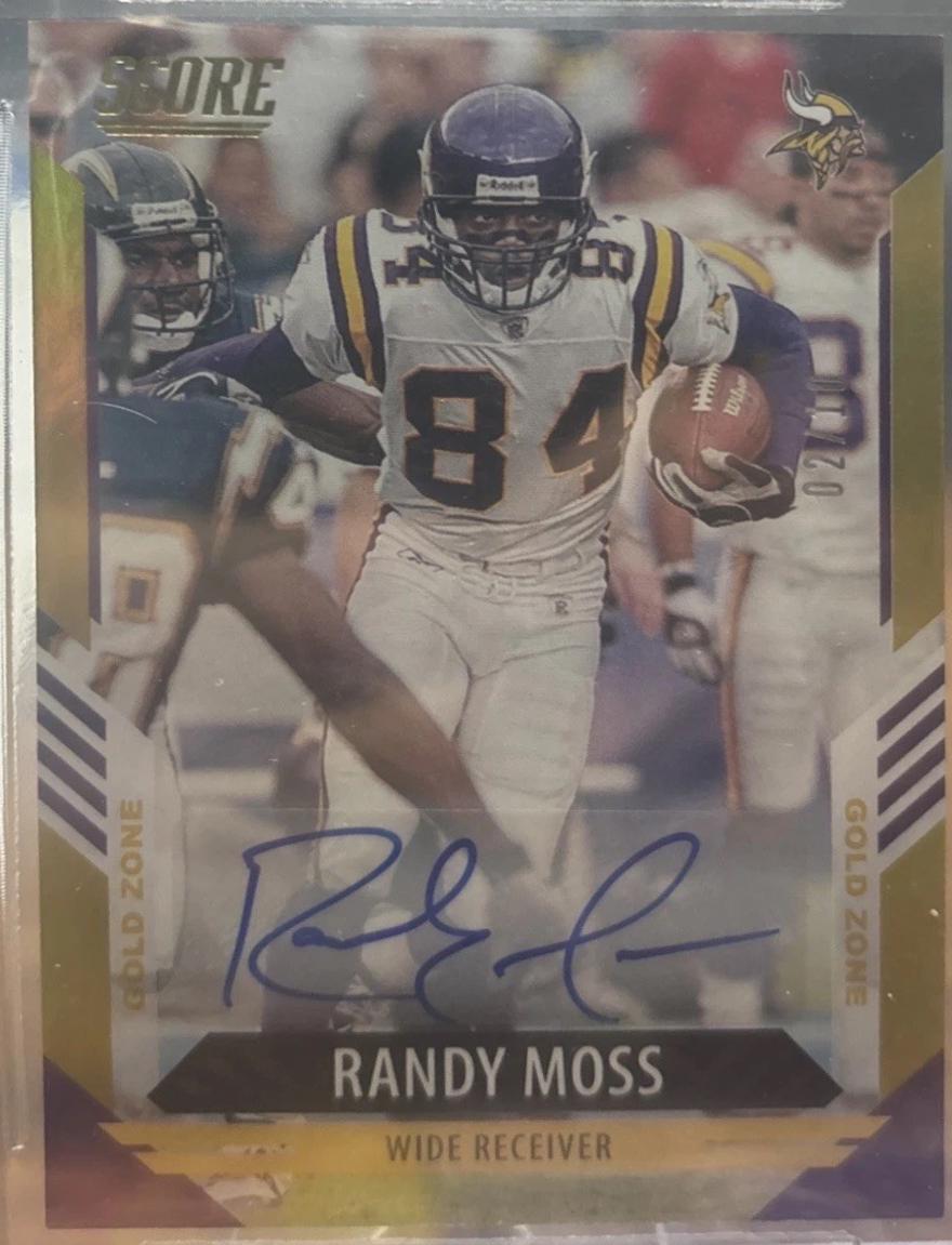 Randy Moss [Signature Gold Zone] #151