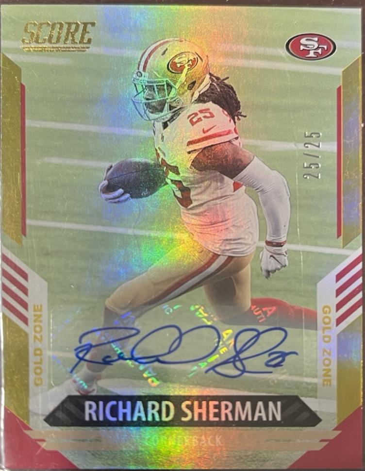 Richard Sherman [Signature Gold Zone] #275